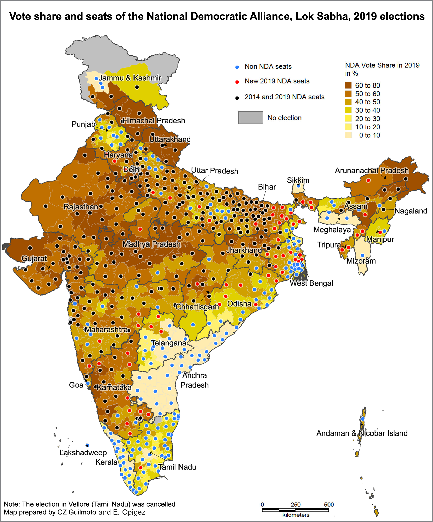Bjp In India Map Spatial Analysis Of India's 2019 Elections Reveals The Unique Geography Of  The Hindu Right's Victory